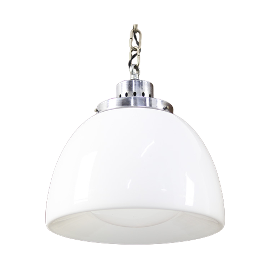 Art Deco Opaline Hanglamp 1