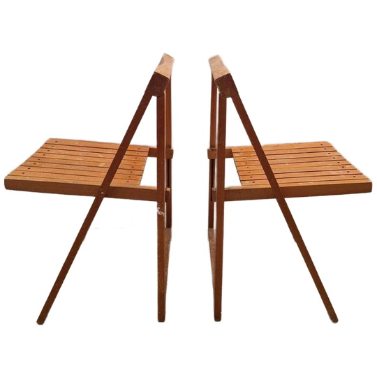 Een Paar Aldo Jacober Trieste Voor Alberto Bazzani Stoelen 1