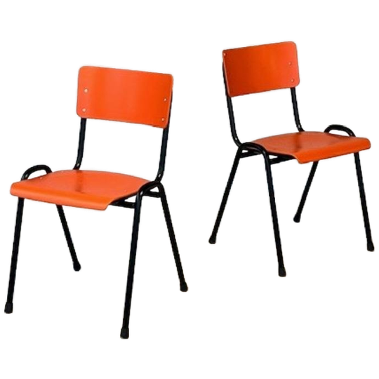 Retro Eettafelstoelen Nieuw Eetkamerstoelen Oranje Prijs P/s 1