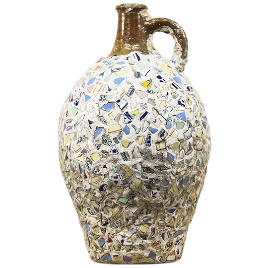 Bijzondere Volkskunst Mozaïek Schenkkan 1