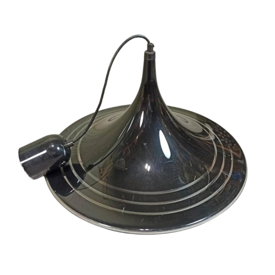 Vintage Space Age Heksenhoed Hanglamp, Guzzini 1