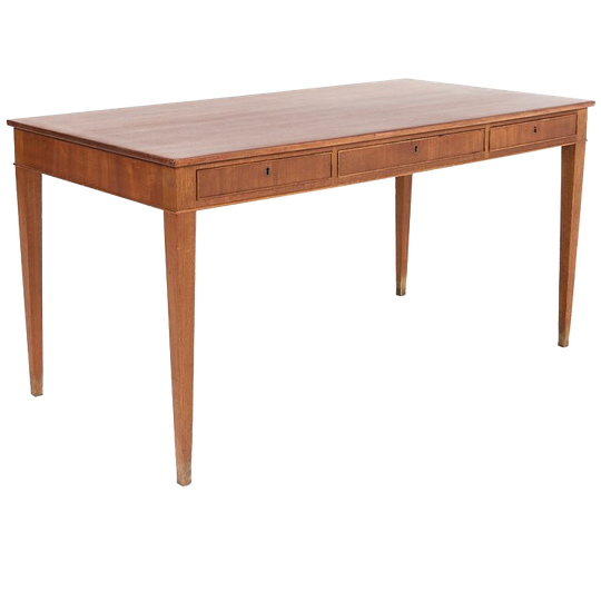 Mahogany Desk From Frits Henningsen, 1950’s Denmark 1
