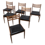 Six Elegant Vintage Scandinavian Chairs thumbnail 1