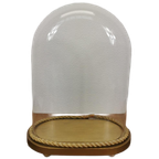 Antieke, Vintage Grote Glazen Ovale Stolp 508 thumbnail 1