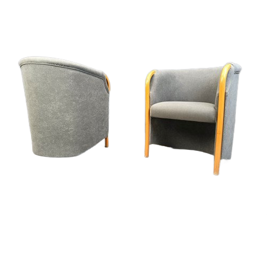 Pair Of Italian Armchairs, 1980s 1