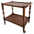 Vintage Houten Serveerwagen/trolley thumbnail 1