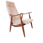 Vintage Louis Van Teeffelen For Webe Chair Licht Roze thumbnail 1