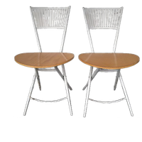 2x Vintage Folding Chairs From Fly Line (set)