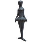 Ballerina Sculpture By Elie Van Damme For Amphora Belgium, 1960S thumbnail 1
