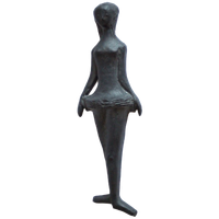 Ballerina Sculpture By Elie Van Damme For Amphora Belgium, 1960S