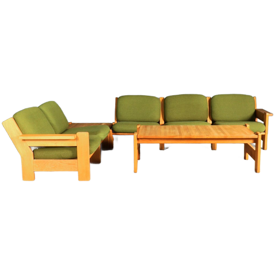 Vintage Modulaire Zithoek/zitgroep – Groen – Jaren 70 1