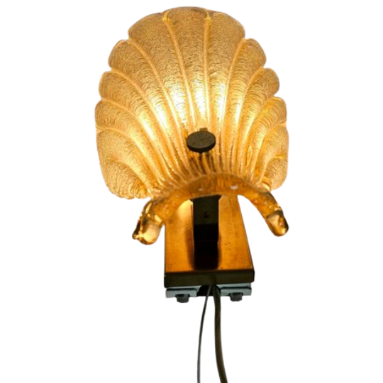 Solken Leuchten - Seashell - Murano Glas- West-germany - 60's 1