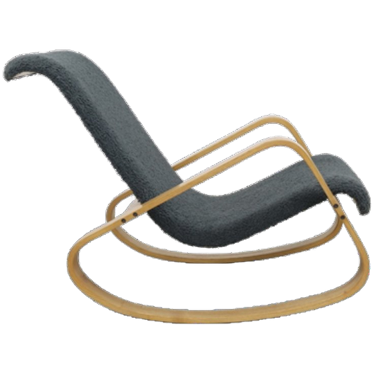 Schommelstoel/fauteuil "dondolo" Luigi Crassevig, 1970s 1