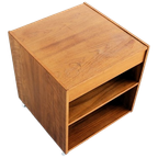 Vintage Sidetable | Bijzettafel Met Lade | Jaren 60 | Teak thumbnail 1