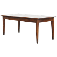 Antieke Franse Eettafel Gemaakt Van Kersenhout In Een Warme Kleur