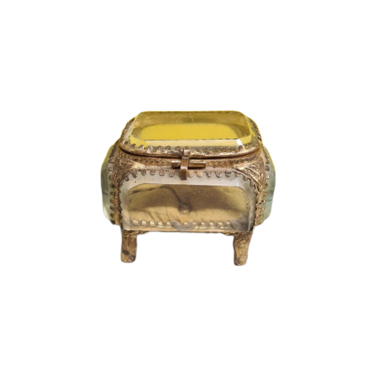 Frans Vergulde Bijoux Doosje, Van Rond 1900 1