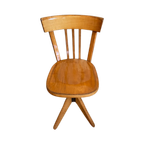 Vintage Bureaustoel Draaistoel Frans thumbnail 1
