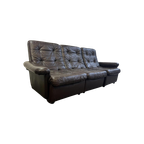 Vintage Bruine Modulaire Driezit / Zetel / Canapé thumbnail 1