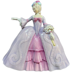 Puntgaaf Porselein Beeld, Marianne, The Minuet 22 Cm Hoog thumbnail 1