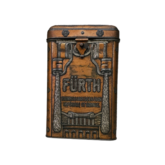 Rare Vintage Fürth Vintage Candy / Cookies Box France 1940s 1