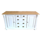 Prachtige Wit Landelijke Ladekast Dressoir thumbnail 1