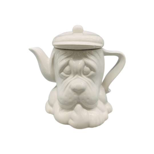 Vintage Theepot Droopy Dog Wit 1