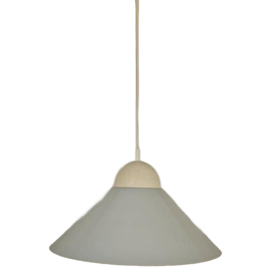 Deense Vintage Hanglamp Design Wit. 1