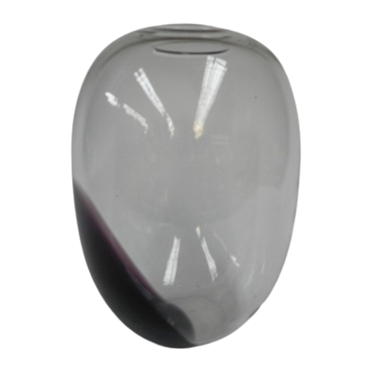 Glazen Vintage Vaas Hoogte 24 Cm 1
