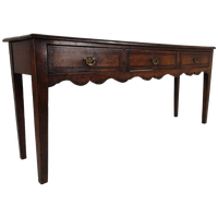 Elegante Engelse Eikenhouten Dressoir/Dressoir Uit De 19E Eeuw