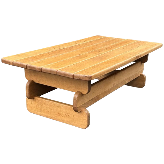 Vintage Salontafel Brutalist Japandi 70's Minimalist Design 1