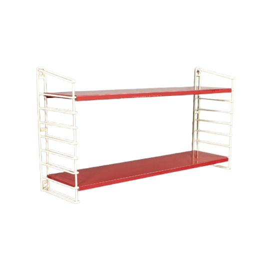 Modulair Wandrekje Met Rode Planken 71235 1