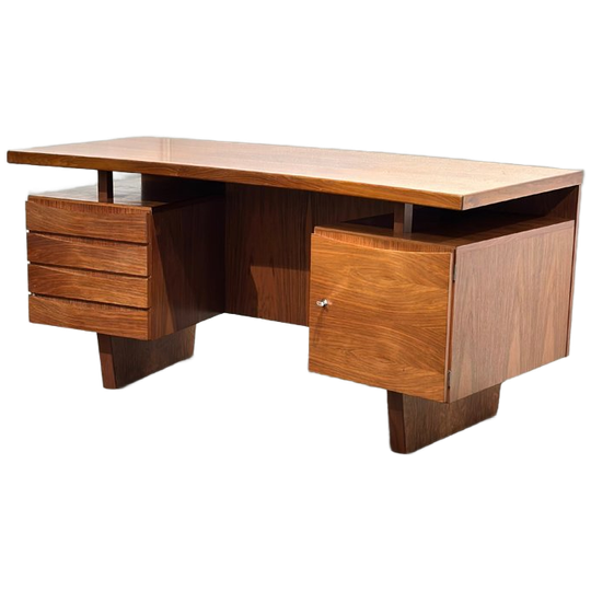 Zeldzaam Midcentury Vintage Executive Desk 1