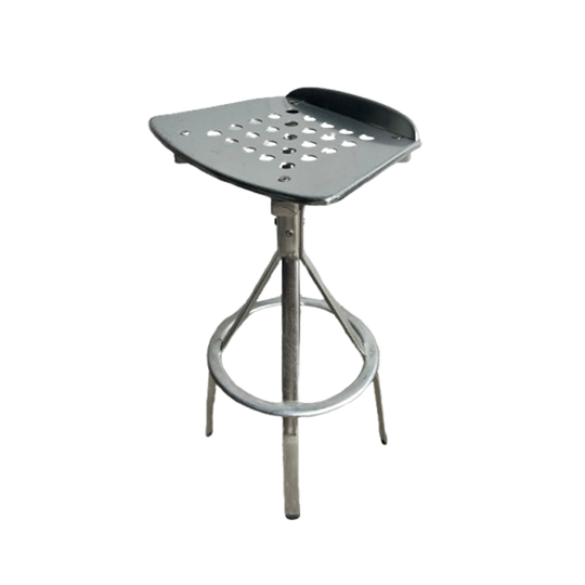 Industrial Aluminium Bar Stools – Set Of 6 1
