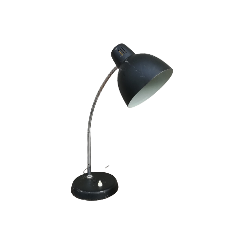 Vintage Bureaulamp Zwart