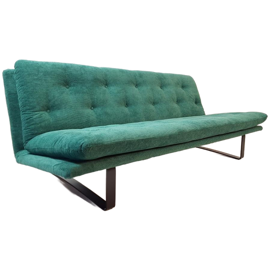 Artifort Kho Liang Le Sofa | Groene Bank Zwart Frame Nieuw 1