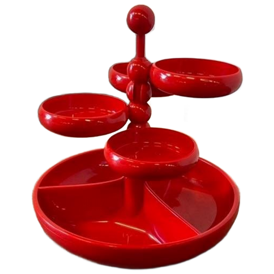 Vintage Schaal/ Kom/ Snacktoren / Schaal Toren Emsa 1