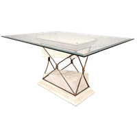 Unieke Travertin Eettafel