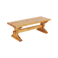 Small Solid Pine Bench-coffee Table From 1980’s, Sweden