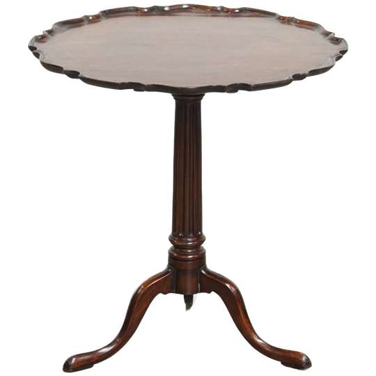 Charmante Antieke Engelse Wijn/ Tilt Top Table/ Bijzettafel Uit De 19e Eeuw 1