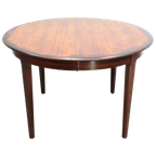 Deense Eettafel Palissander Rond thumbnail 1