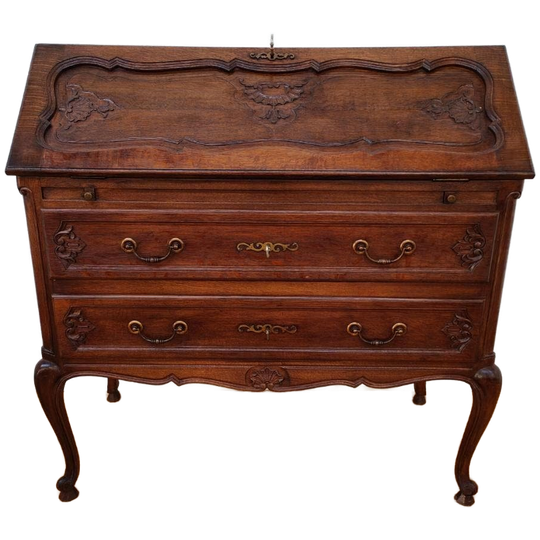 Antieke Secretaire Ladekast Landelijk Bureau Buro 402 1