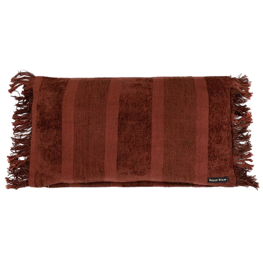 Bazar Bizar | De Oh My Gee Kussenhoes - Bordeaux Velvet - 30x50 1