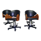 4 X '80s Italian Barber Chair, Height Adjustable thumbnail 1