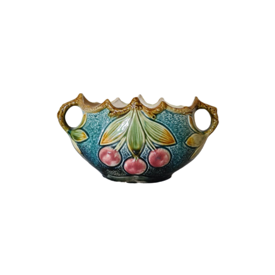 Frans Art Nouveau Klein Ovale Bloempot, Begin 20e Eeuw 1