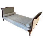 Vintage Notenhouten Bed Louis Xvi Stijl thumbnail 1