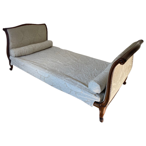 Vintage Notenhouten Bed Louis Xvi Stijl