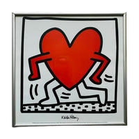 Keith Haring Poster Untitled Heart In Lijst