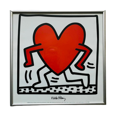 Keith Haring Poster Untitled Heart In Lijst