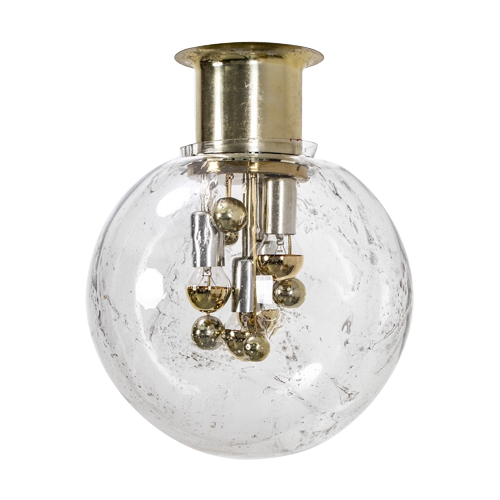 Doria Bubble Glas Plafondlamp Met 4 Lichtpunten 63173