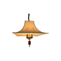 Herda Amsterdam - Trekpendel Hanglamp - Messing - Hollywood Regency Stijl - 70'S